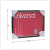 A Picture of product UNV-76849 Universal® Document Frames All Purpose Frame, 8.5 x 11 Insert, Black/Gold, 3/Pack