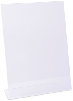 Universal® Clear L-Style Freestanding Frame 8.5 x 11 Insert, 3/Pack