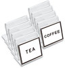 A Picture of product UNV-76861 Universal® Mini Table-Top Sign 1.5 x 2, Clear