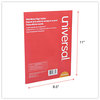 A Picture of product UNV-76882 Universal® Wall Mount Sign Holder 8.5 x 11, Vertical, Clear