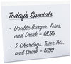 A Picture of product UNV-76883 Universal® Wall Mount Sign Holder 11 x 8.5, Horizontal, Clear, 2/Pack