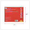 A Picture of product UNV-76883 Universal® Wall Mount Sign Holder 11 x 8.5, Horizontal, Clear, 2/Pack