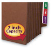 A Picture of product SMD-74795 Smead™ Heavy-Duty Redrope End Tab TUFF® Pockets 7" Expansion, Legal Size, 5/Box