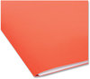 A Picture of product SMD-75406 Smead™ Organized Up® Heavyweight Vertical File Folders 1/2-Cut Tabs, Letter Size, Assorted: Fuchsia/Orange/Peridot Green, 6/Pack