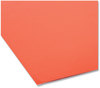 A Picture of product SMD-75406 Smead™ Organized Up® Heavyweight Vertical File Folders 1/2-Cut Tabs, Letter Size, Assorted: Fuchsia/Orange/Peridot Green, 6/Pack