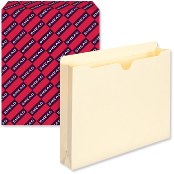 Smead™ Manila File Jackets 2-Ply Straight Tab, Letter Size, 50/Box