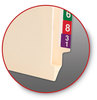 A Picture of product SMD-75740 Smead™ End Tab Jackets with Reinforced Tabs Straight Letter Size, 14-pt Manila, 50/Box