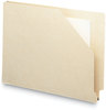 A Picture of product SMD-75740 Smead™ End Tab Jackets with Reinforced Tabs Straight Letter Size, 14-pt Manila, 50/Box