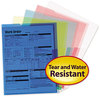 A Picture of product SMD-85750 Smead™ Organized Up® Translucent Poly Project Jacket Letter Size, Assorted Colors, 5/Pack