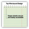 A Picture of product UNV-86920 Universal® Steno Books Pads, Gregg Rule, Red Cover, 80 Green-Tint 6 x 9 Sheets, 6/Pack