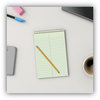 A Picture of product UNV-86920 Universal® Steno Books Pads, Gregg Rule, Red Cover, 80 Green-Tint 6 x 9 Sheets, 6/Pack
