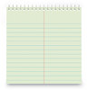A Picture of product UNV-86920 Universal® Steno Books Pads, Gregg Rule, Red Cover, 80 Green-Tint 6 x 9 Sheets, 6/Pack