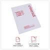 A Picture of product UNV-90108 Universal® Copier Mailing Labels Copiers, 8.5 x 11, White, 100/Box