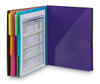 A Picture of product SMD-89207 Smead™ Poly Project Organizer 12 Letter-Size Sleeves, Gray with Bright Pockets