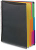 A Picture of product SMD-89207 Smead™ Poly Project Organizer 12 Letter-Size Sleeves, Gray with Bright Pockets