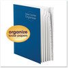 A Picture of product SMD-89294 Smead™ Deluxe Expandable Indexed Desk File/Sorter 31 Dividers, Date Index, Letter Size, Dark Blue Cover