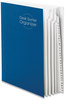 A Picture of product SMD-89294 Smead™ Deluxe Expandable Indexed Desk File/Sorter 31 Dividers, Date Index, Letter Size, Dark Blue Cover