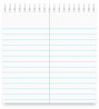 A Picture of product UNV-96920 Universal® Steno Books Pads, Gregg Rule, Red Cover, 80 White 6 x 9 Sheets, 6/Pack