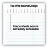 A Picture of product UNV-96920 Universal® Steno Books Pads, Gregg Rule, Red Cover, 80 White 6 x 9 Sheets, 6/Pack