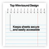 A Picture of product UNV-96920 Universal® Steno Books Pads, Gregg Rule, Red Cover, 80 White 6 x 9 Sheets, 6/Pack