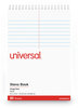 A Picture of product UNV-96920 Universal® Steno Books Pads, Gregg Rule, Red Cover, 80 White 6 x 9 Sheets, 6/Pack