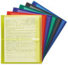 A Picture of product SMD-89669 Smead™ Poly Side-Load Envelopes Fold-Over Closure, 9.75 x 11.63, Assorted Colors, 6/Pack