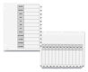 A Picture of product AVE-11826 Avery® Customizable Table of Contents Ready Index® Black & White Dividers with Printable Section Titles and 12-Tab, Jan. to Dec., 11 x 8.5, 6 Sets