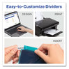 A Picture of product AVE-11983 Avery® Big Tab™ Insertable Two-Pocket Plastic Dividers 8-Tab, 11.13 x 9.25, Assorted, 1 Set