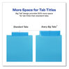 A Picture of product AVE-11983 Avery® Big Tab™ Insertable Two-Pocket Plastic Dividers 8-Tab, 11.13 x 9.25, Assorted, 1 Set