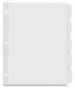 A Picture of product AVE-14432 Avery® Big Tab™ Printable White Label Dividers 5-Tab, 11 x 8.5, 4 Sets