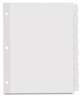A Picture of product AVE-14433 Avery® Big Tab™ Printable White Label Dividers 8-Tab, 11 x 8.5, 4 Sets