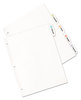 A Picture of product AVE-14434 Avery® Big Tab™ Printable White Label Dividers 5-Tab, 11 x 8.5, 20 Sets
