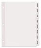 A Picture of product AVE-14435 Avery® Big Tab™ Printable White Label Dividers 8-Tab, 11 x 8.5, 20 Sets
