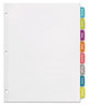 A Picture of product AVE-14435 Avery® Big Tab™ Printable White Label Dividers 8-Tab, 11 x 8.5, 20 Sets