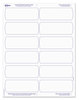 A Picture of product AVE-14441 Avery® Big Tab™ Printable Large White Label Dividers 8-Tab, 11 x 8.5, 20 Sets
