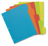 A Picture of product AVE-16129 Avery® Big Tab™ Write & Erase Durable Plastic Dividers and 5-Tab, 11 x 8.5, Assorted, 1 Set