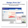 A Picture of product AVE-16795 Avery® Printable Tickets with Tear-Away Stubs 97 Bright, 65 lb Cover Weight, 8.5 x 11, White, 10 Tickets/Sheet, 50 Sheets/Pack