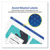 A Picture of product AVE-22835 Avery® Durable Water-Resistant Wraparound Labels with Sure Feed® Technology w/ 3.25 x 7.75, 16/PK