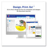 A Picture of product AVE-22835 Avery® Durable Water-Resistant Wraparound Labels with Sure Feed® Technology w/ 3.25 x 7.75, 16/PK