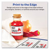 A Picture of product AVE-22835 Avery® Durable Water-Resistant Wraparound Labels with Sure Feed® Technology w/ 3.25 x 7.75, 16/PK