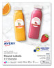 A Picture of product AVE-22856 Avery® Durable White Round ID Labels with Sure Feed® Technology w/ 2.5" dia, 72/Pk