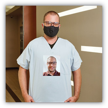 Avery® Fabric Transfers. 8.5 X 11 in. White. 5/pack.