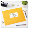 A Picture of product AVE-5815 Avery® Shipping Labels with TrueBlock® Technology Inkjet Printers, 2.5 x 4, White, 8 Labels/Sheet, 25 Sheets/Pack