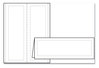A Picture of product AVE-5915 Avery® Tent Cards Large Embossed Card, Ivory, 3.5 x 11, 1 Card/Sheet, 50 Sheets/Pack