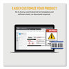 A Picture of product AVE-60539 Avery® PermaTrack® Destructible Asset Tag Labels Laser Printers, 2 x 3.75, White, 8/Sheet, 8 Sheets/Pack