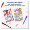 A Picture of product AVE-6780 Avery® Planner Sticker Variety Pack for Moms Budget, Family, Fitness, Holiday, Work, Assorted Colors, 1,820/Pack