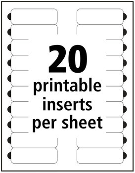 Avery® The Mighty Badge® Name Holders Holder Kit, Horizontal, 3 x 1, Laser, Gold, 10 Holders/ 80 Inserts