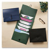 A Picture of product AVE-73545 Avery® Slide & View Expanding File and 6 Sections, Hook/Loop Closure, Letter Size, Navy Blue