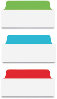 Avery® Ultra Tabs® Repositionable Wide and Slim: 3" x 1.5", 1/3-Cut, Assorted Colors, 24/Pack