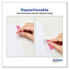 A Picture of product AVE-74865 Avery® Ultra Tabs® Repositionable Margin Tabs: 2.5" x 1", 1/5-Cut, Assorted Neon Colors, 48/Pack
